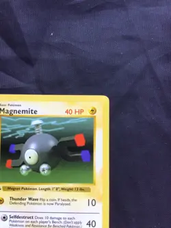 Pokemon Cards: Base Set 1st Edition Common: Magnemite 53/102 - Image 3