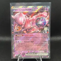 Pokemon TCG Team Rockets Mewtwo EX 216 Scarlet and Violet Promo Card - Image 1