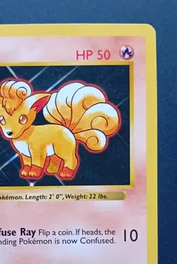Pokemon Cards: Base Set 1st Edition Common: Vulpix 68/102 - Image 4
