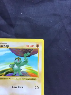 Pokemon Cards: Base Set 1st Edition Common: Machop 52/102 - Image 3