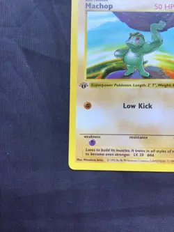 Pokemon Cards: Base Set 1st Edition Common: Machop 52/102 - Image 5