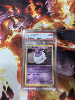 Litwick BW27 Black White Promos Holo Black Star Promo Pokemon Card PSA 8 - Image 1