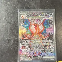 Pokemon TCG Charizard EX Obsidian Flames Holo Ultra Rare Card 223/197 - Image 2