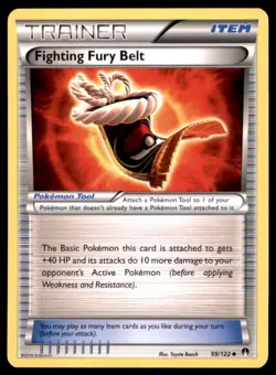 Pokemon TCG Fighting Fury Belt XY - BREAKpoint #99 Base Card - Image 1