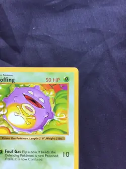 Pokemon Cards: Base Set 1st Edition Common: Koffing 51/102 - Image 3
