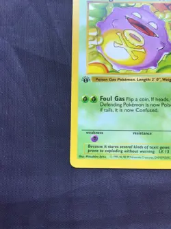 Pokemon Cards: Base Set 1st Edition Common: Koffing 51/102 - Image 5