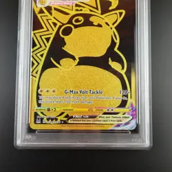 PSA 10 Pikachu Vmax TG29/TG30 Pokemon Lost Origin Holo Full Art Graded Card - Image 3