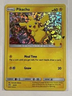 Pikachu 25/25 - McDonald's 25th Anniversary Promo Holo Pokemon Card - Image 1