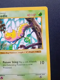 Pokemon Cards: Base Set 1st Edition Common: Weedle 69/102 - Image 4