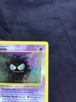 Pokemon Cards: Base Set 1st Edition Common: Gastly 50/102 - Image 3