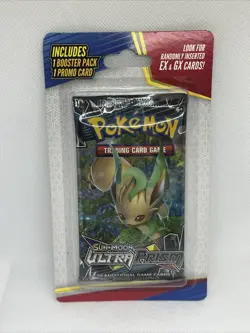 Pokemon Sun & Moon Ultra Prism Booster Pack & Promo Card Sealed - Image 1