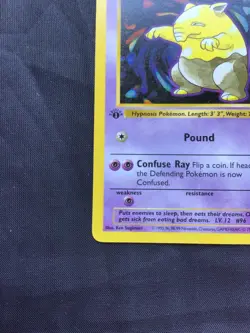 Pokemon Cards: Base Set 1st Edition Common: Drowzee 49/102 - Image 5