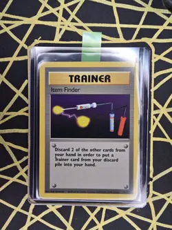 🔥 Item Finder 74/102 🔥 Original Non Holo Rare Base Set Pokemon Card Trainer - Image 1