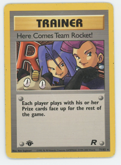 Here Comes Team Rocket! 71/82 1st Edition Trainer Rare Pokemon Card 2000 WOTC - Image 1