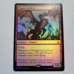Magic the Gathering - Utvara Hellkite (Foil) - Ravnica Remastered - NM - Image 1