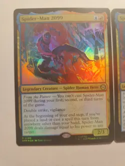 2x Foil MTG Spider-Man R Spider-Man 2099 #0150 - Image 2