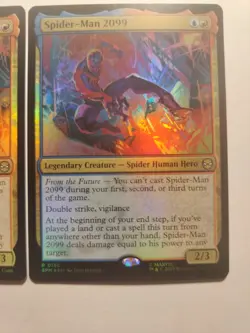 2x Foil MTG Spider-Man R Spider-Man 2099 #0150 - Image 3