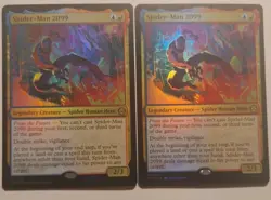 2x Foil MTG Spider-Man R Spider-Man 2099 #0150 - Image 4