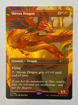 MTG - Secret Lair - Featuring: Julie Bell - Shivan Dragon - Non-Foil - NM - Image 1