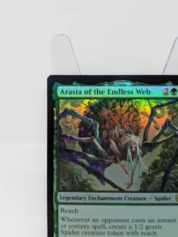 MTG Arasta of the Endless Web 352/396 Theros Beyond Death NM FOIL has print line - Image 5
