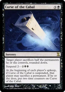 CURSE OF THE CABAL mtg NM Time Spiral 1 Rare - Image 1