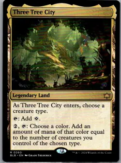 #260 Three Tree City Bloomburrow Rare - Image 1