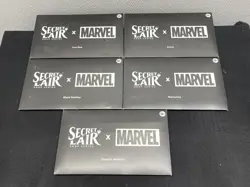 Magic the Gathering MTG Secret Lair X Marvel Non-Foil Sealed Set of 5 - Image 1