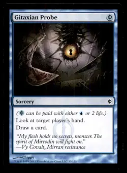 MTG Gitaxian Probe LP Light Play New Phyrexia [4336] - Image 1