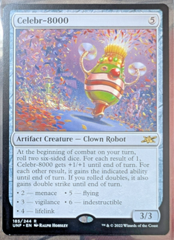 2022 MAGIC: THE GATHERING UNFINITY RARE #185 CELEBR-8000 - Image 1