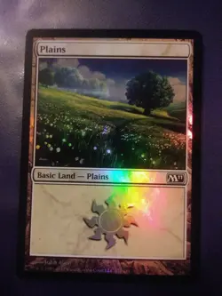 Plains (231) FOIL Magic 2011 / M11 PLD Basic Land MTG CARD (ID# 181789) ABUGames - Image 1