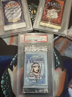 Magic The Gathering Ice Age Graded PSA 8 Booster Pack Factory Sealed 1995 - Image 3