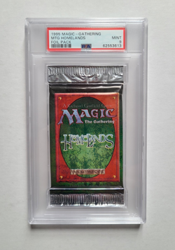 MTG Homelands Booster Pack PSA 9 MINT 1995 Vintage Reserved List Magic Cards! - Image 1