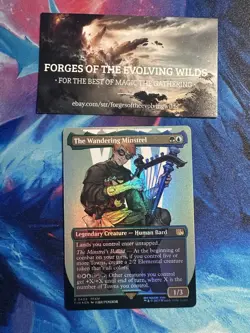 The Wandering Minstrel Foil Borderless Final Fantasy - Image 1