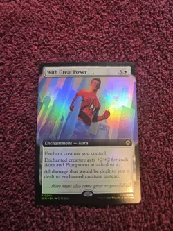 With Great Power 0248 (Extended Art) Foil Marvels Spider-Man - Image 1