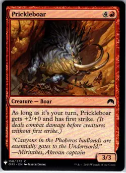 Prickleboar - 158 - The List Reprints - Magic MTG - NM - B3G1 - Image 1