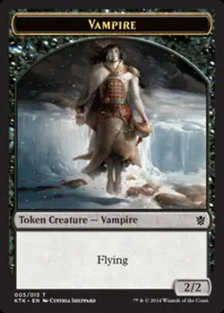 1x Vampire Token Moderate Play MTG Magic - Kid Icarus - - Image 1