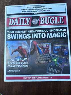 SDCC Magic The Gathering x Spider-Man Complete Welcome Deck Set of 5 w/Playmat - Image 2
