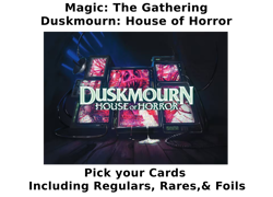MTG Magic Duskmourn PICK YOUR CARD Including Commons, Foils, Rare DSK Horror - Image 1