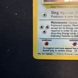 Pokemon TCG Clefairy Base Set 5/102 Holo Rare - Image 4