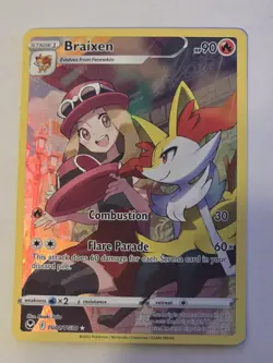 Braixen TG01/TG30 Pokemon Sword & Shield Silver Tempest Ultra Rare - Image 1