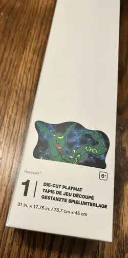 New In Box - Pokemon Playmat Mat - PokemonCenter - Rayquaza - Image 2