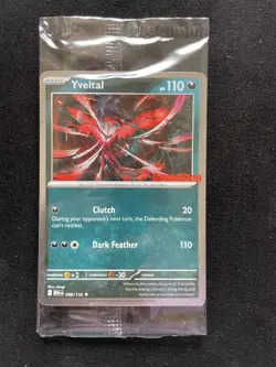 Pokemon TCG Yveltal 88/132 Mega Evolutions GAMESTOP STAMPED Promo SEALED - Image 1