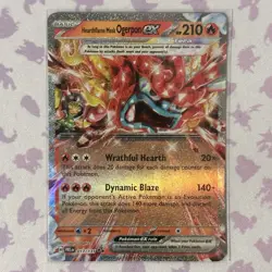 Pokemon Prismatic Evolutions Lot of 3 Teal Mask Heartflame Wellspring Ogerpon Ex - Image 4
