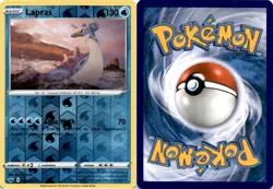 2020 Pokemon, Sword & Shield, #48/202 Lapras, Reverse Holo Rare - Image 1