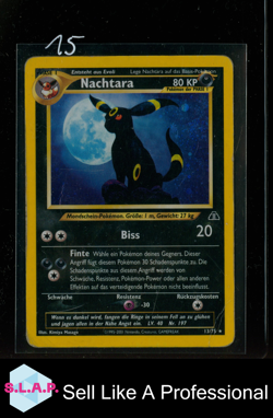 NACHTARA POKEMON 13/75 2001 NEO DISCOVERY GERMAN HOLO - Image 1
