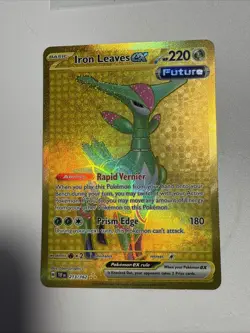 Pokemon TCG 2024 Iron Leaves ex 213/162 Sv05: Temporal Forces Holo NM - Image 1