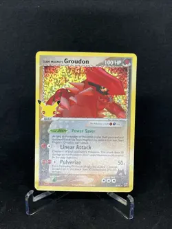 Pokemon Groudon Celebrations Classic Collection Team Magma's 9/95 - Image 1