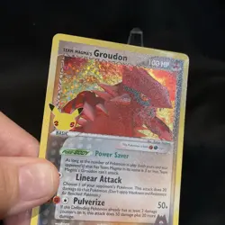 Team Magma's Groudon 9/95 Ultra Rare Celebrations Pokemon TCG - Image 3