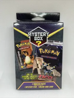 Pokemon Vintage Mystery Box Hanger - 2 Booster Packs - 2021 Sealed 728192527791 - Image 1