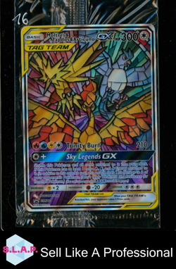 MOLTRES&ZAPDOS&ARTICUNO GX POKEMON SM210 2019 PROMO TAG TEAM HF ETB ENGLISH - Image 1